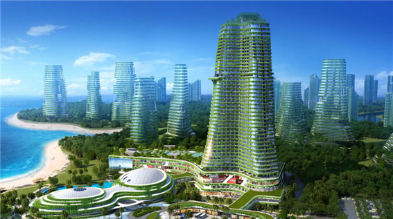 포레스트 시티 개발 프로젝트 조감도