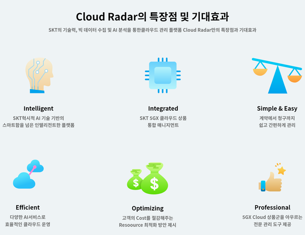 자료: SKT 클라우드 레이다 홈페이지 캡처