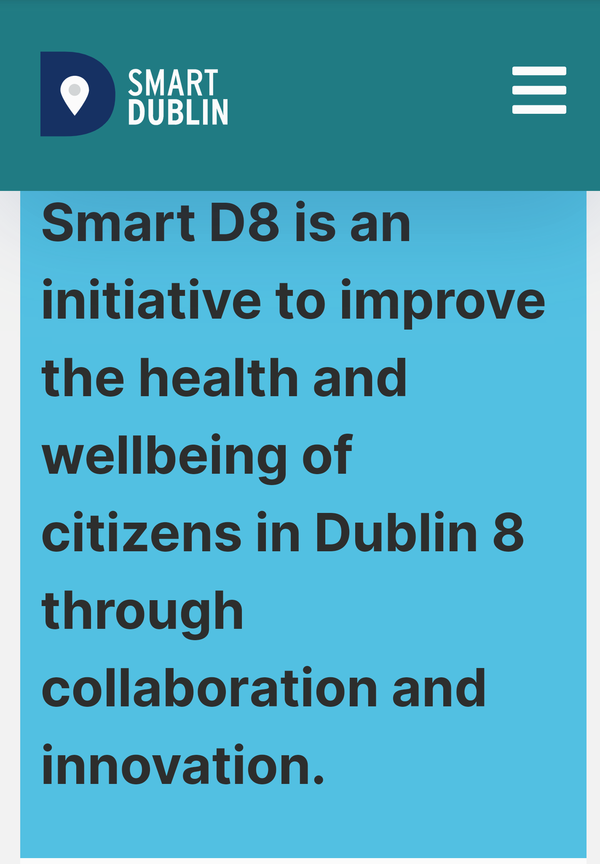 스마트 더블린 홈페이지 캡처