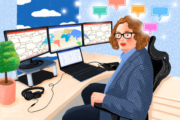 ◇삼성전자 폴란드 연구소(SRPOL) AI팀장 우카쉬 스와빈스키(그림: 삼성전자)