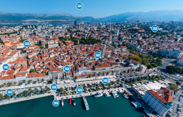 360도 파노라마로 구성된 버추얼 스플리트 모습. 사진 = 비지트스플리트