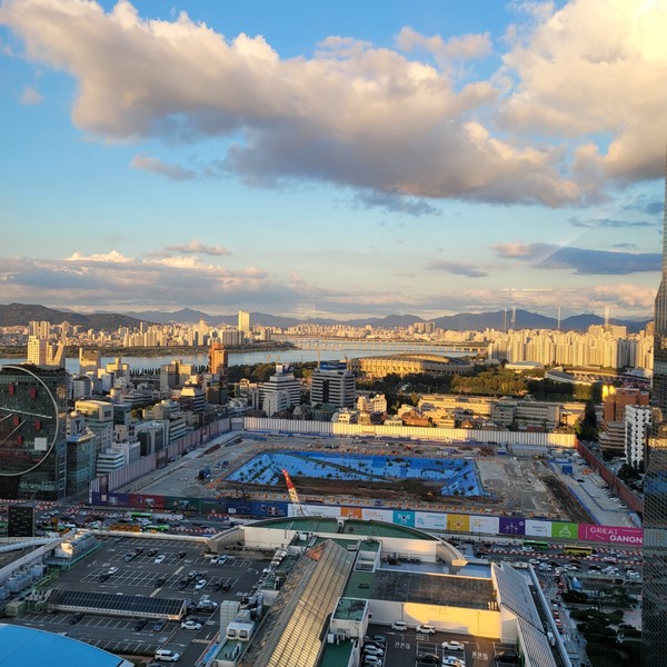 *맑은 서울 하늘 전경