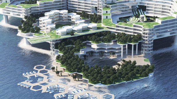 현대차그룹이 홍익대학교와 연구한 바다도시 디자인 콘셉트 