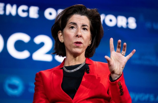 지나 레이몬도 미국 상무장관. 출처=게티이미지