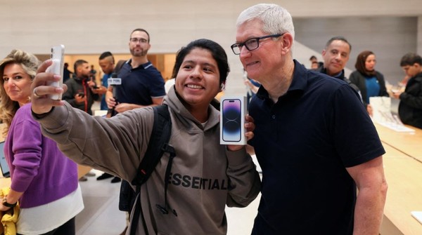 팀쿡 애플 최고경영자.