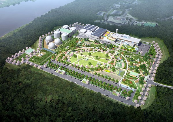 역대 최대 규모 민간투자사업으로 진행되는 대전하수처리장 시설 조감도