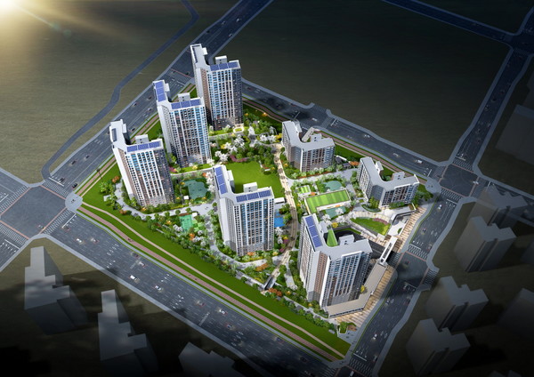 고덕자이 센트로 조감도(사진제공. GS건설)