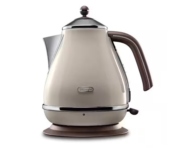  * 드롱기 아이코나 빈티지 전기주전자 화이트 크림