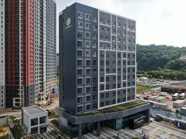 모듈러 공법으로 지은 용인 영덕 경기행복주택 이미지(사진제공. 현대엔지니어링)