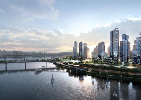 압구정 3구역 신속통합기획 한강변 스카이라인(안)(출처. 서울시)