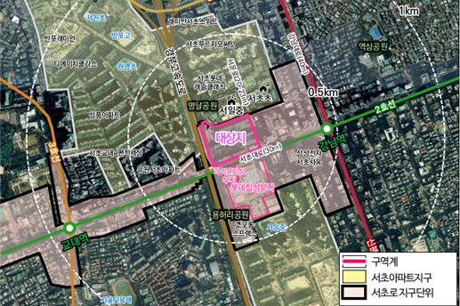 대상지 현황 (출처. 서울시)