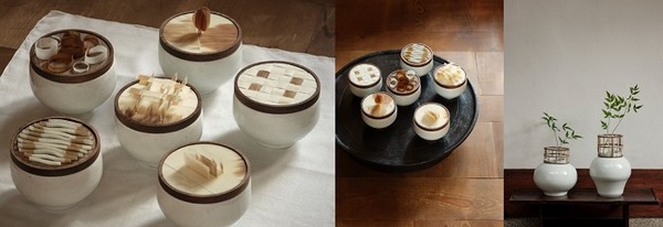 올해의 장인과 올해의 젊은 공예인의 합작품. (사진=예올)