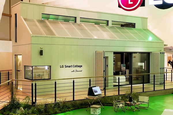 IFA 2023에 선보인 유럽형 스마트코티지 상품 (사진제공. GS건설)