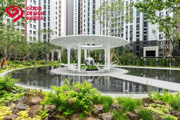 달성파크 푸르지오 힐스테이트 조경 공간 (사진제공. 대우건설)