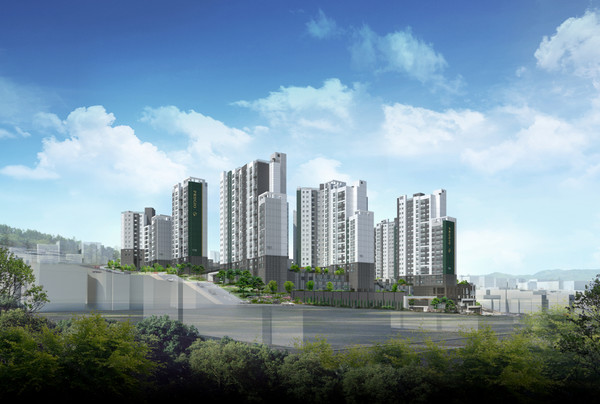 상도 푸르지오 클라베뉴 투시도 (사진제공. 대우건설)