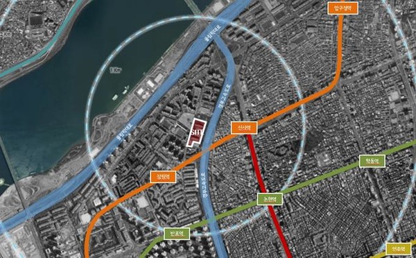 신반포 12차 아파트 주택재건축 정비사업 위치도 (사진출처. 서울시)