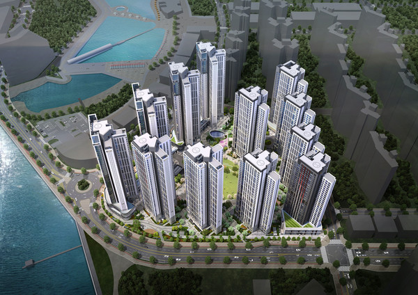 힐스테이트 더웨이브시티 조감도 (사진제공. 현대건설)