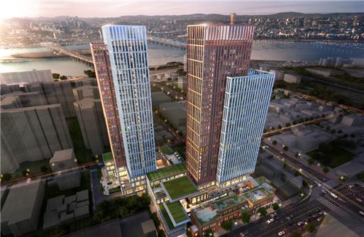 용산병원부지 공동주택 건설사업 조감도 (사진출처. 서울시)