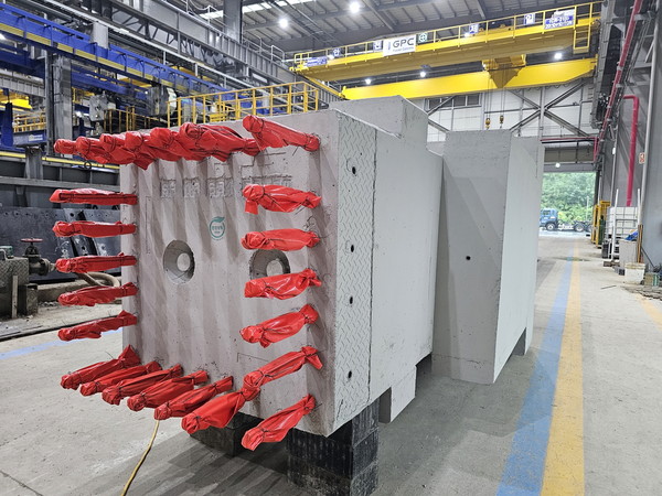 환경성적지표인증을 획득한 GPC의 프리캐스트 콘크리트(PC) 제품 (사진제공. GS건설)