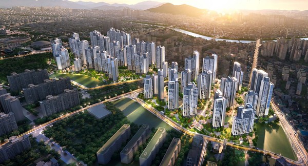 청주 사모2구역 조감도 (사진. 현대건설 컨소시엄)