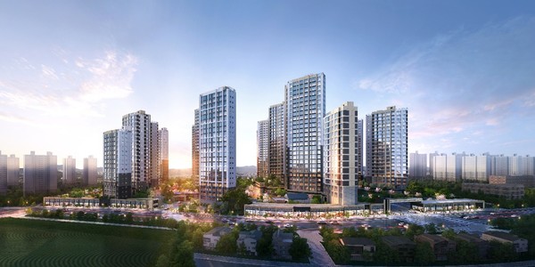 오산세교 파라곤 투시도 (사진. 라인건설)