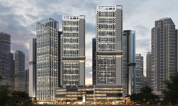 문배업무지구 특별계획구역2-1 복합시설 개발사업 투시도 (출처. 서울시)