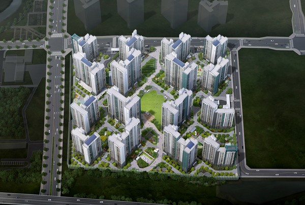 탕정 푸르지오 리버파크 조감도 (사진. 대우건설)