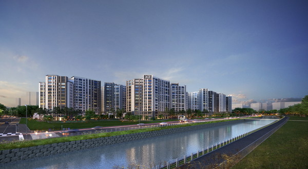 고촌센트럴자이 투시도 (사진. 일레븐건설)