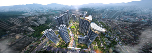 힐스테이트 금정역 센트럴 조감도 (사진. 현대건설)