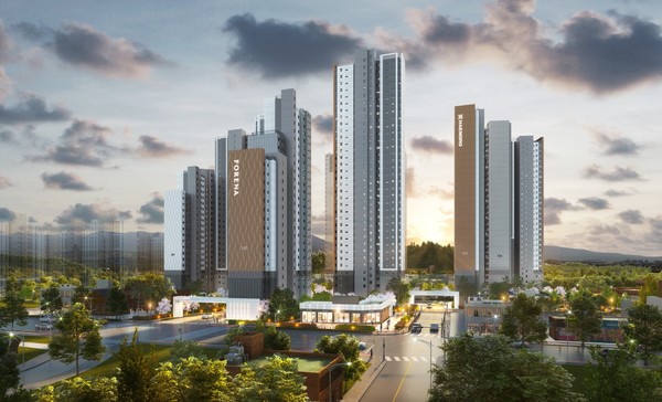  * 도마 포레나해모로 투시도=한화 건설부문