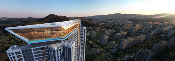 안산 푸르지오 포레티넘 스카이브릿지 (사진제공 대우건설)