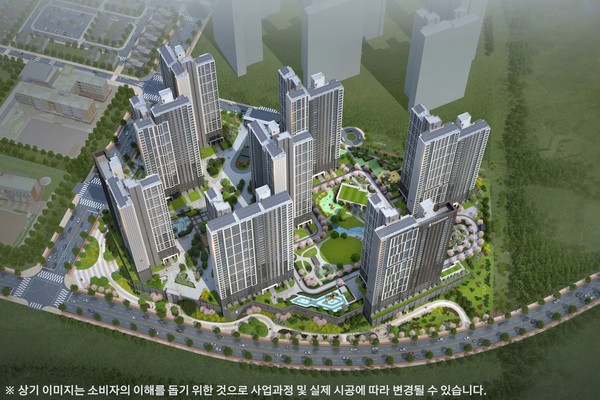 더샵 아산탕정인피니티시티 조감도 (사진제공. 포스코이앤씨)