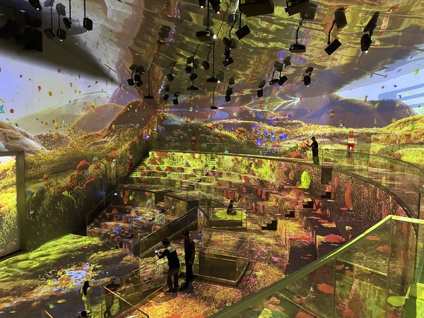 아이스정글에서 펼쳐지는 미디어쇼 (사진제공. 대우건설)