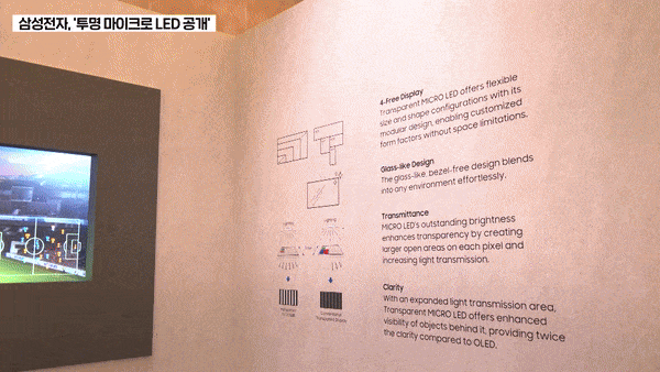 삼성전자, '투명 마이크로 LED'