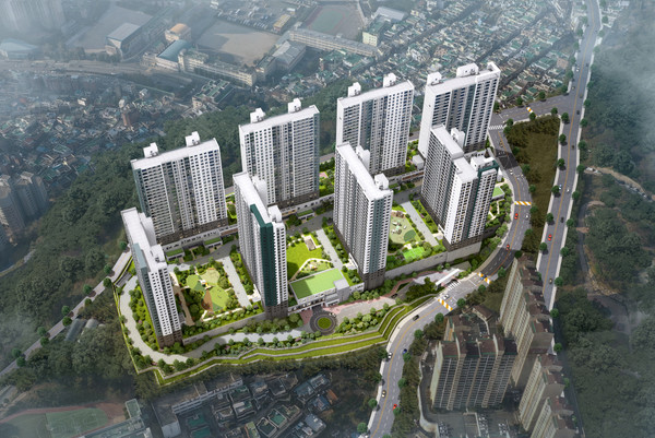 문현 푸르지오 트레시엘 조감도 (사진제공. 대우건설 컨소시엄)