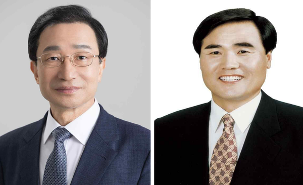 기호 5번 임명택 후보(왼쪽)와 기호 7번 이찬진 후보. [출처: 선거관리위원회]