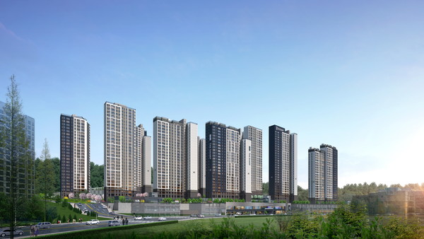 더샵 광양레이크센텀 투시도 (사진제공. 포스코이앤씨)