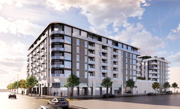 미국 LA 더 보라 3030 투시도 (사진제공. 반도건설)