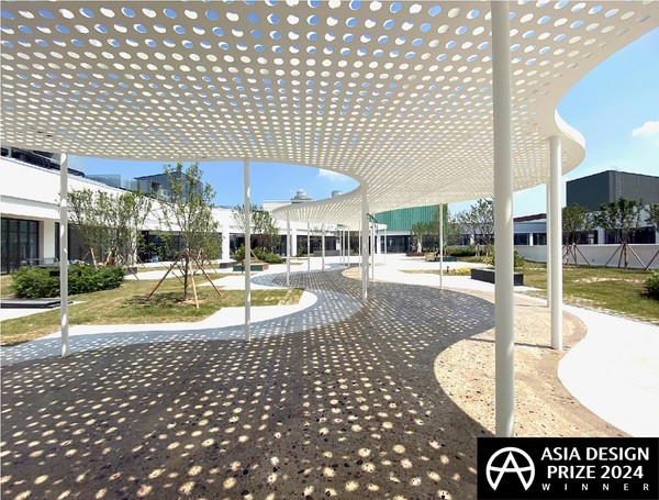 구름 모양의 회랑 클리우드 셰이드 (사진제공. 현대엔지니어링)