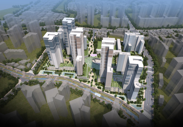 마천동 183 일대 신속통합기획 단지배치 계획안 (사진. 서울시)