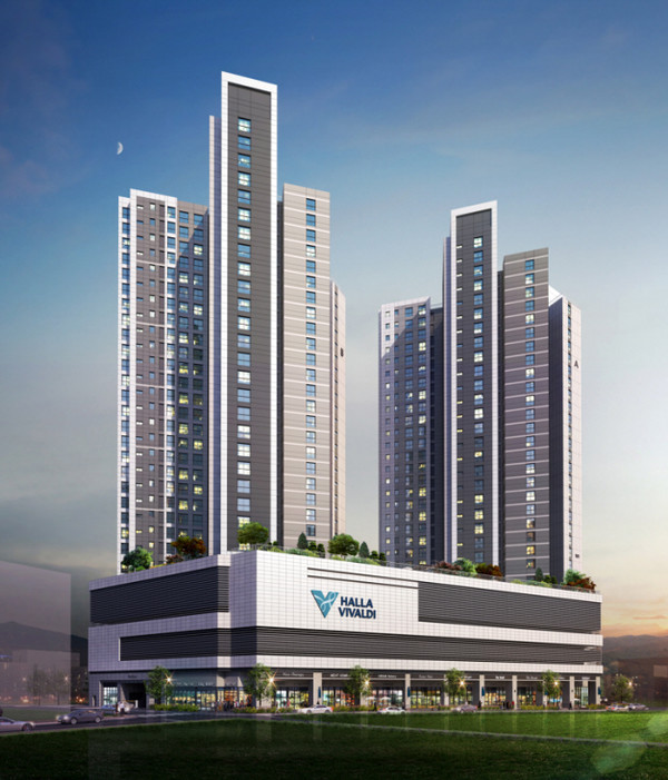 '서광교 한라비발디 레이크포레' 투시도