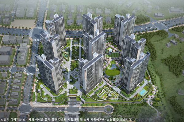 더샵 탕정인피니티시티 조감도 (사진. 포스코이앤씨)