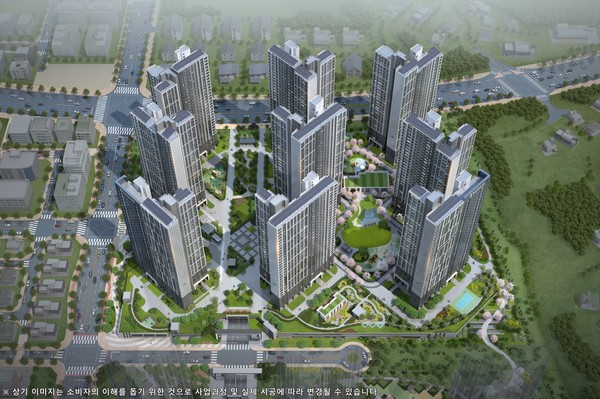 더샵 탕정인피니티시티 2차 조감도 (사진. 포스코이앤씨)