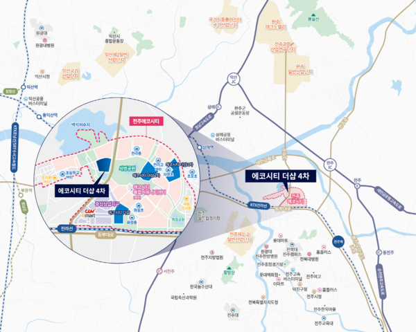 에코시티 더샵 4차 위치도 (사진. 포스코이앤씨)