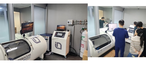 제주 제이사랑정형외과에 설치된 트리니티 현장교육