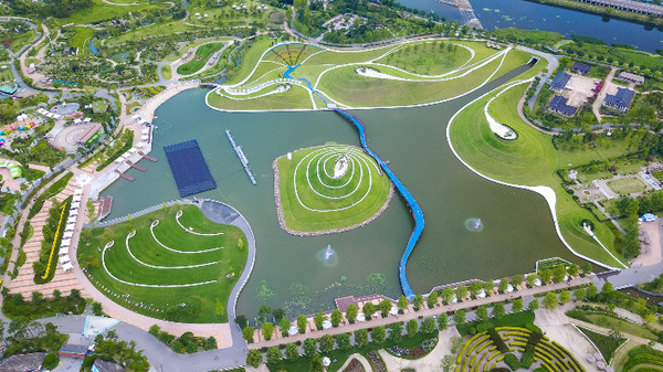 순천만국가정원 항공사진 (출처. 순천시)