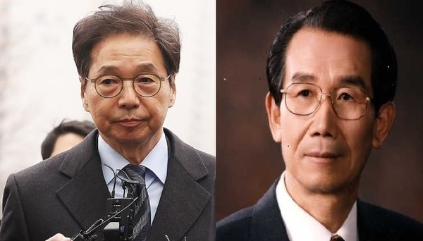  * 박영우 회장(왼쪽)과 장인 한병기 전 대사(오른쪽). 한 전 대사는 박정희 전 대통령의 제5사단장 시절 전속부관으로 복무하면서 박 전 대통령의 장녀 박재옥씨와 결혼했다. 제4공화국 국회의원, 방송개혁위원회 위원과 국무총리실 자문위원장, 선주협회 회장과 설악문화재단 이사장 등을 지냈다. 