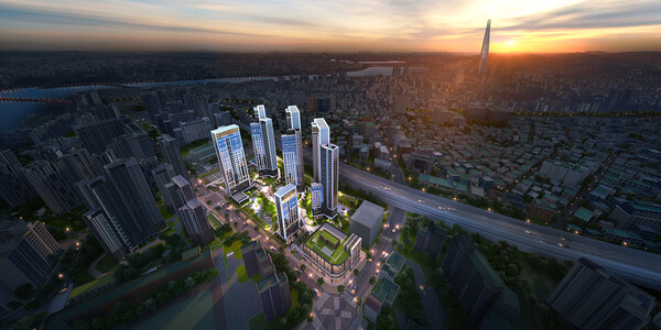 신반포12차아파트 재건축사업 조감도 (사진. 롯데건설)