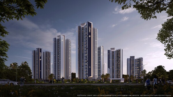 과천 디에트르 퍼스티지 야간 투시도 (사진. 대방건설)