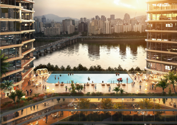 성수 4지구 인피니티풀 설계안 (사진. 성수4지구 조합)